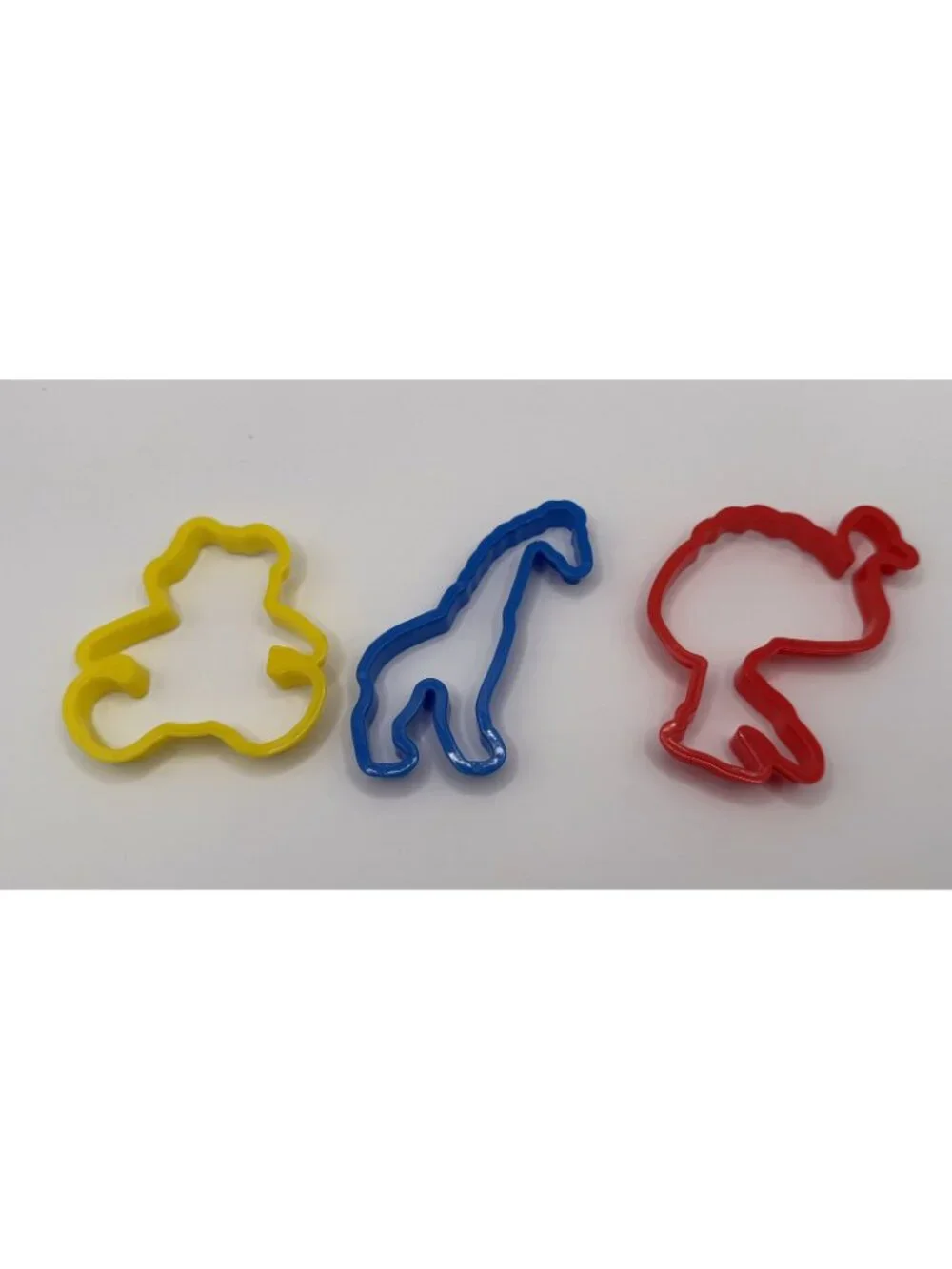 Vintage Cookie Cutters Play Dough Farm And Zoo Animals Lot Of 8